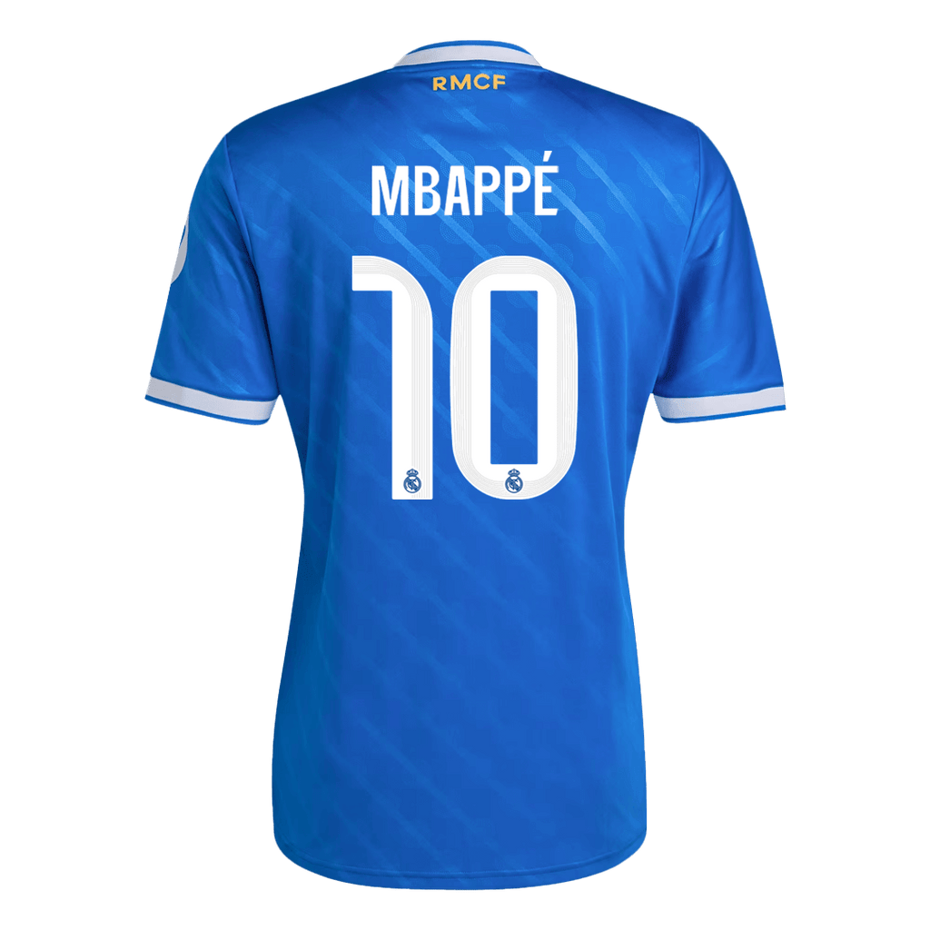 MBAPPÉ #10 Real Madrid Third Maillot 2025/26 Bleu