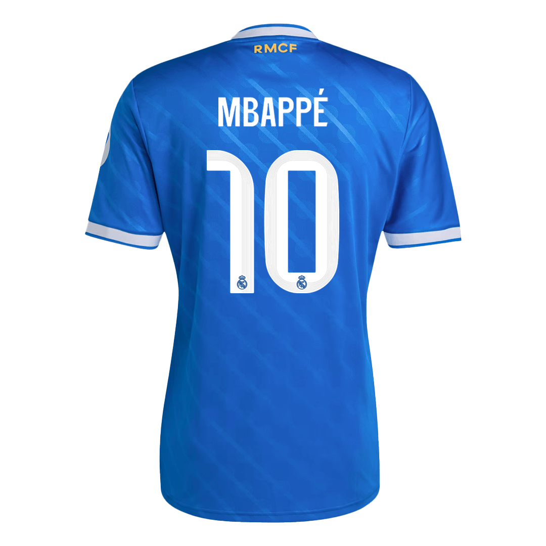 MBAPPÉ #10 Real Madrid Third Maillot 2025/26 Bleu