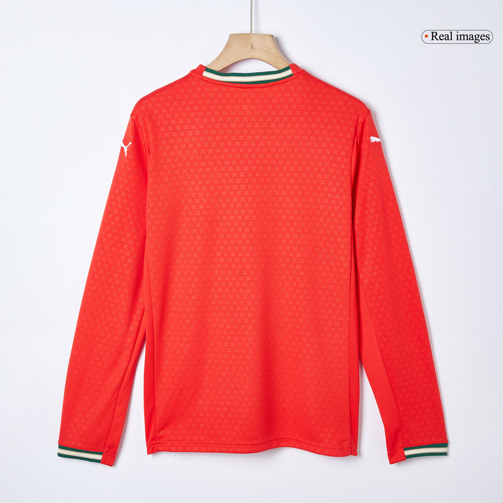 RONALDO #7 Portugal Domicile Maillot Manches Longues 2025