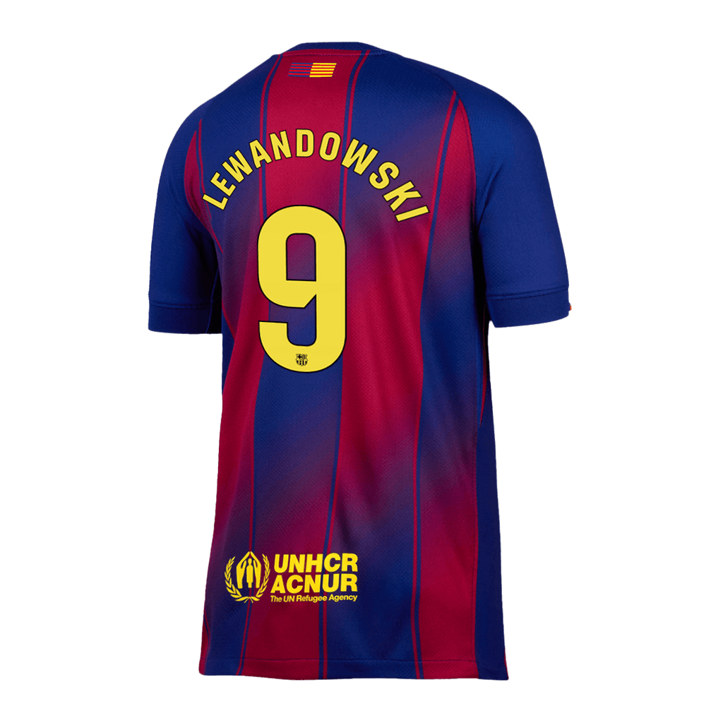 LEWANDOWSKI #9 Barcelone Domicile Maillot 2025/26