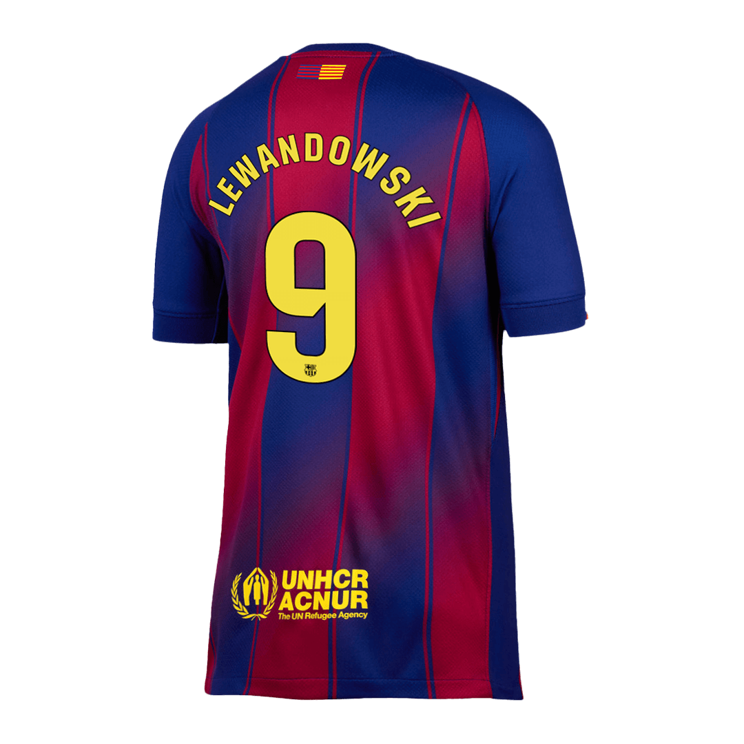 LEWANDOWSKI #9 Barcelone Domicile Maillot 2025/26