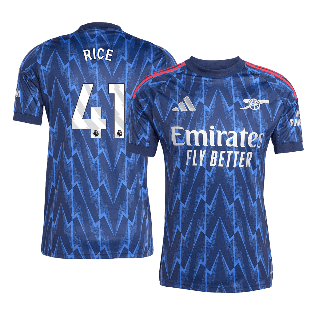 RICE #41 Arsenal Extérieur Maillot 2025/26