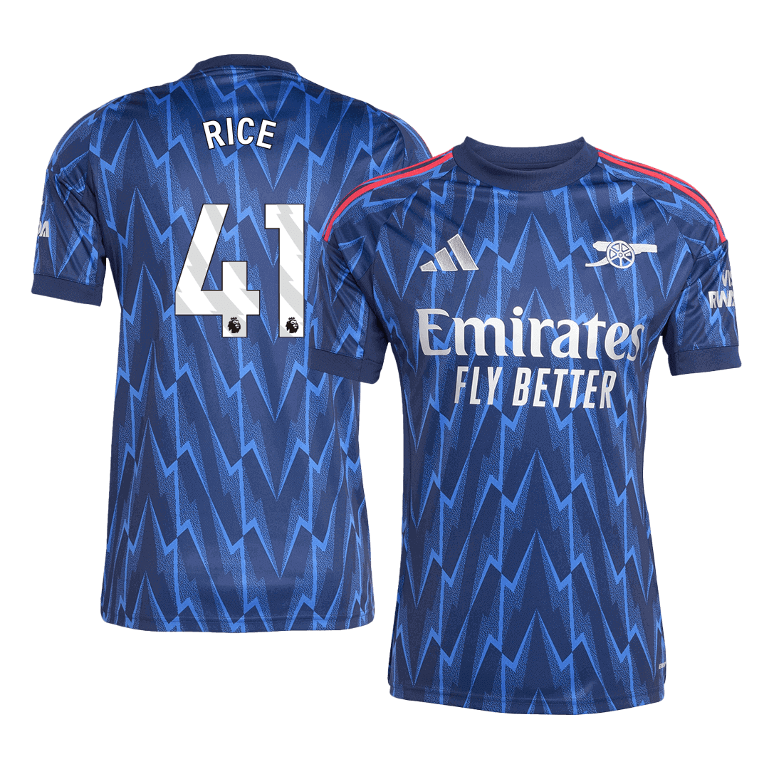 RICE #41 Arsenal Extérieur Maillot 2025/26