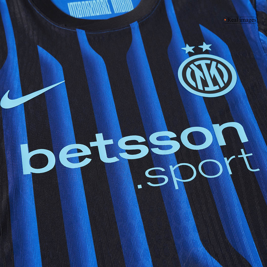 DUMFRIES #2 Inter Milan Domicile Maillot 2025/26 Blue&Black Authentique