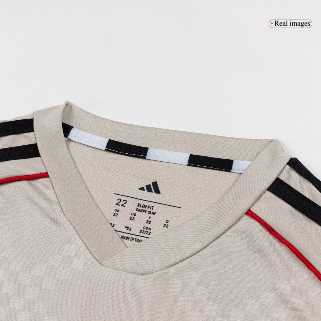 Lisbonne Extérieur Maillot Kit 2025/26 Enfant Beige