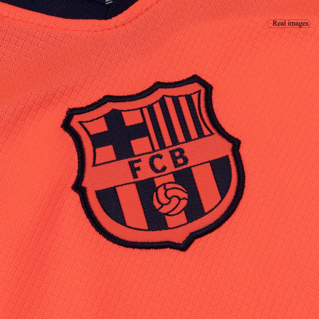 Barcelone Third Maillot Kit 2025/26 Enfant Orange