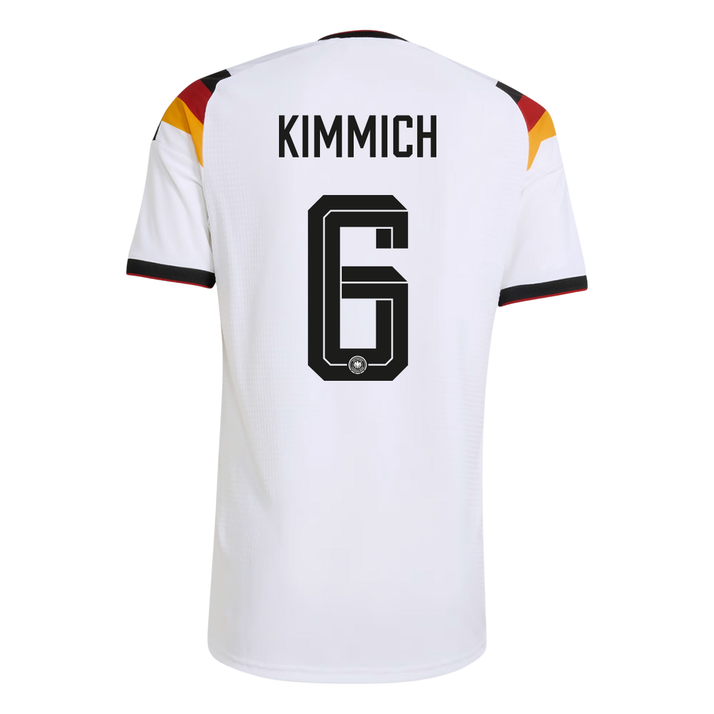 KIMMICH #6 Allemagne Domicile Maillot Coupe du Monde 2026 Blanc Joueur