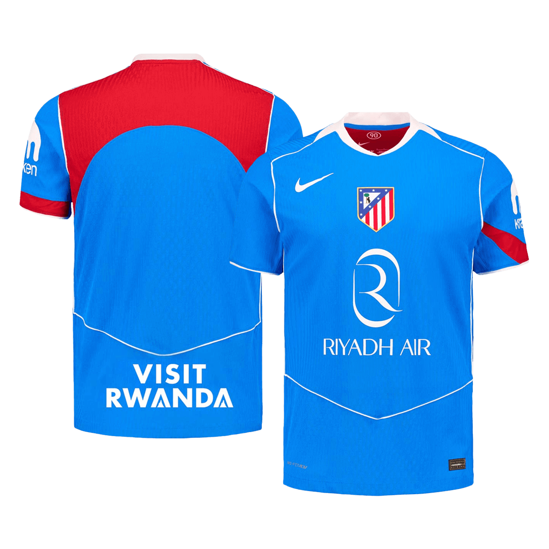 Atlético Third Maillot 2025/26 Bleu Joueur