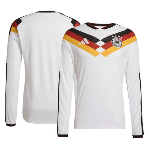 Allemagne Domicile Maillot Manches Longues - Coupe du Monde 2026 Blanc