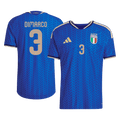 DIMARCO #3 Italie Domicile Maillot Coupe du Monde 2026 Bleu Joueur