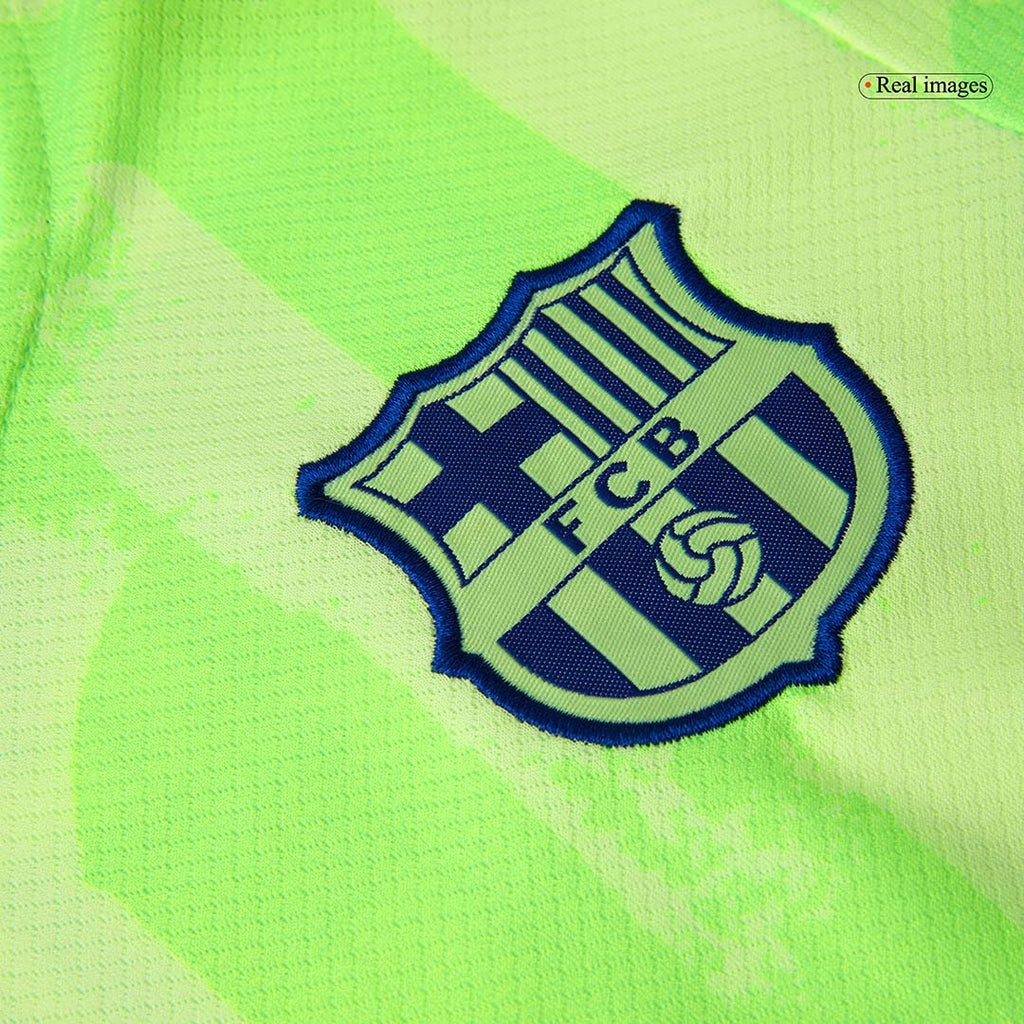 Barcelone Third Maillot Kit 2024/25 - UCL (Spotify Logo Without Text) Enfant