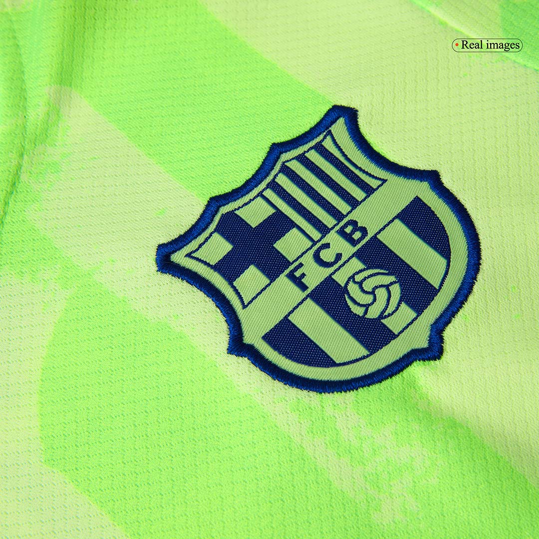 Barcelone Third Maillot Kit 2024/25 - UCL (Spotify Logo Without Text) Enfant