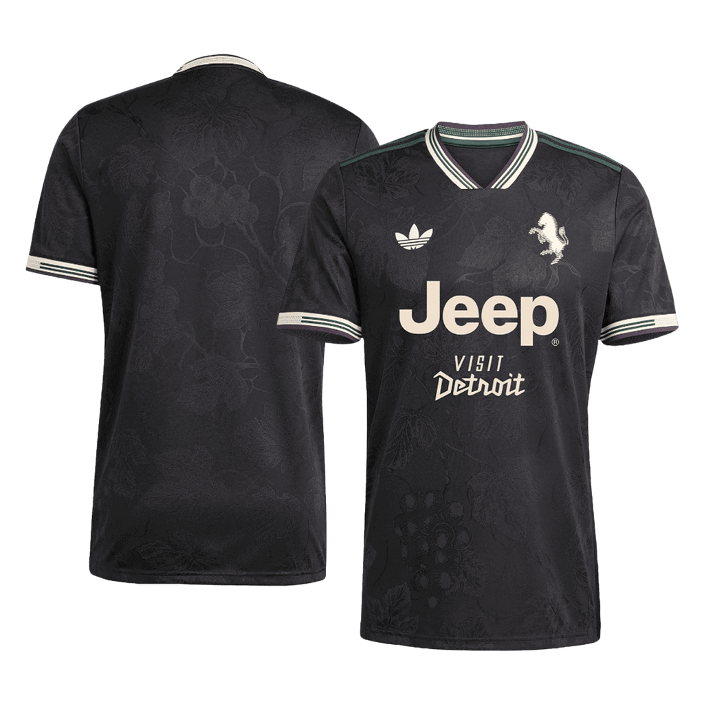 Juventus Third Maillot 2025/26 Noir Authentique Grande Taille