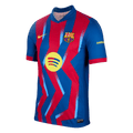 Barcelone Fourth Maillot 2025/26 Rouge&Bleu Joueur