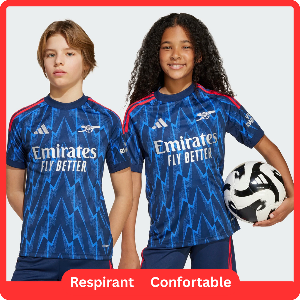 Arsenal Extérieur Maillot Kit 2025/26 Junior Bleu