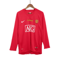 Retro Manchester United Domicile Maillot Manches Longues 2007/08 - UCL Final