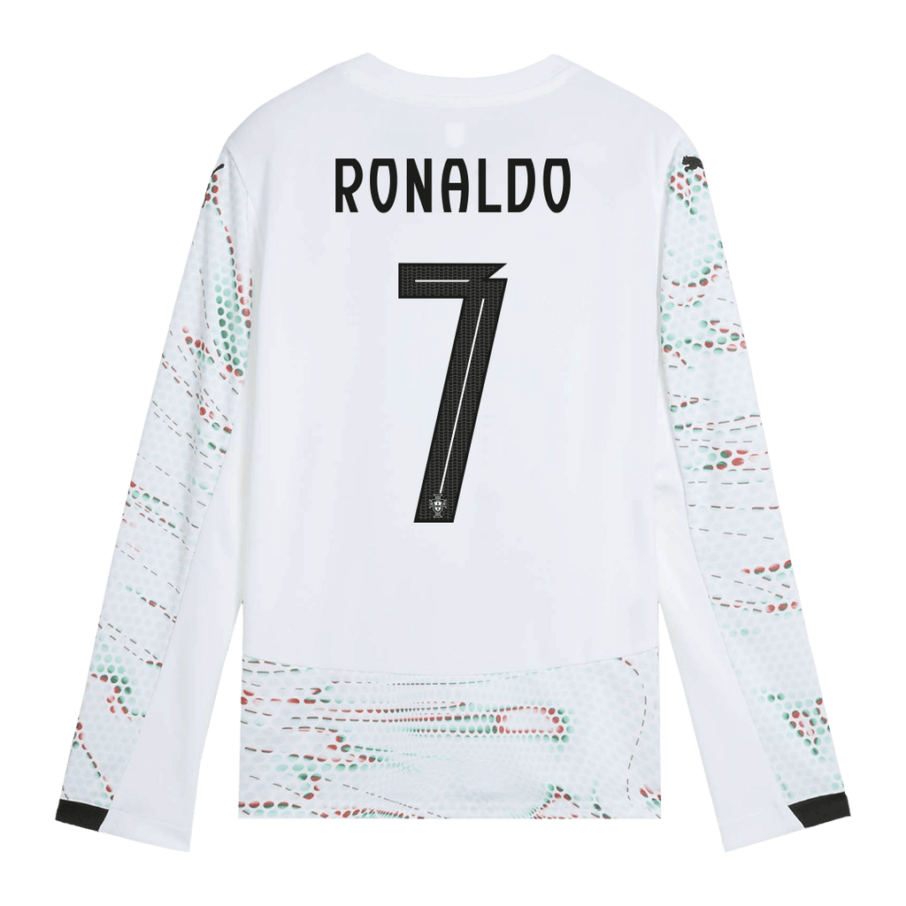 RONALDO #7 Portugal Extérieur Maillot Manches Longues 2025