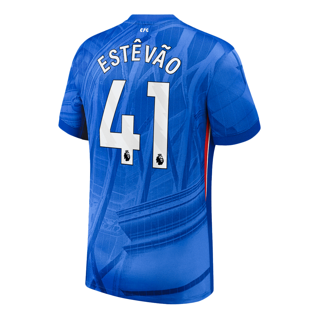 ESTÊVÃO #41 Chelsea Domicile Maillot 2025/26 Bleu - Super
