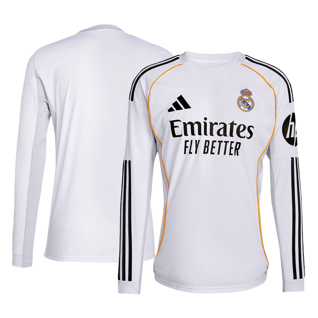 Real Madrid Domicile Maillot Manches Longues 2025/26