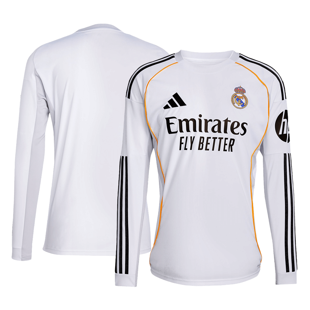 Real Madrid Domicile Maillot Manches Longues 2025/26