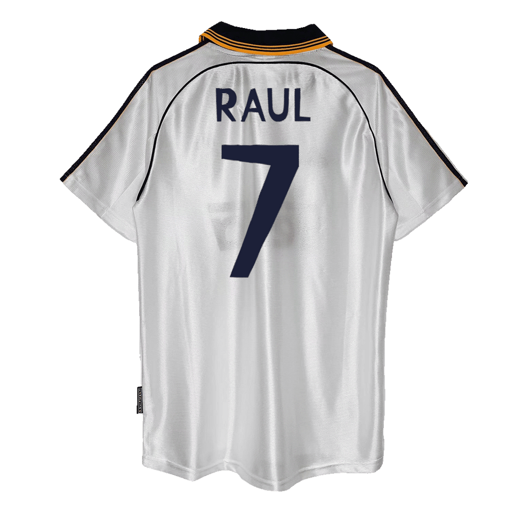 RAUL #7 Retro Real Madrid Domicile Maillot 99/00