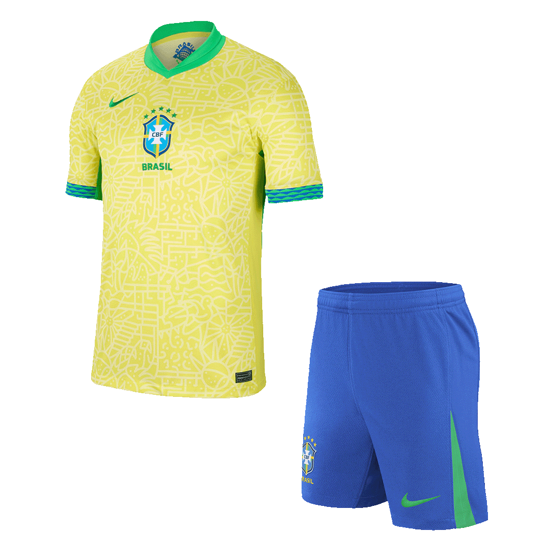 Brésil Domicile Maillot Kit 2024 - Super