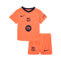 Barcelone Third Maillot Kit 2025/26 Enfant Orange