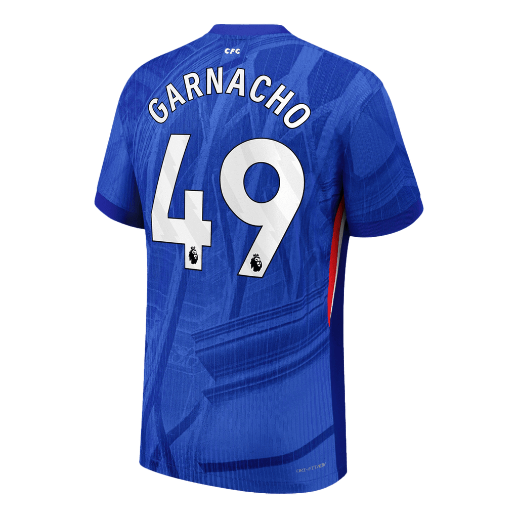 GARNACHO #49 Chelsea Domicile Maillot 2025/26 Bleu Authentique