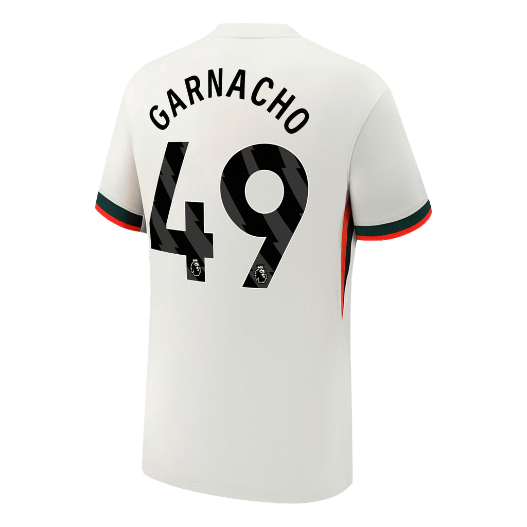 GARNACHO #49 Chelsea Extérieur Maillot 2025/26 Blanc