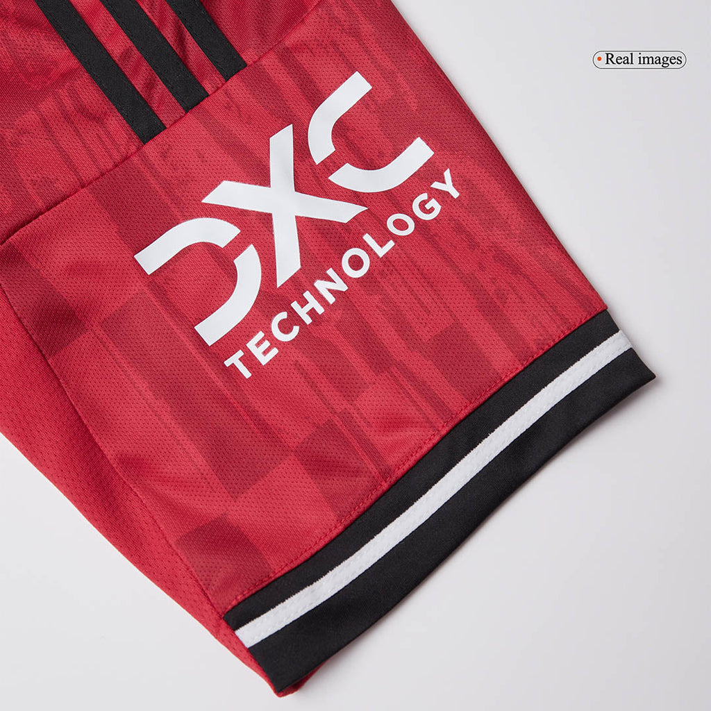 Manchester United Domicile Maillot Kit 2025/26 Rouge