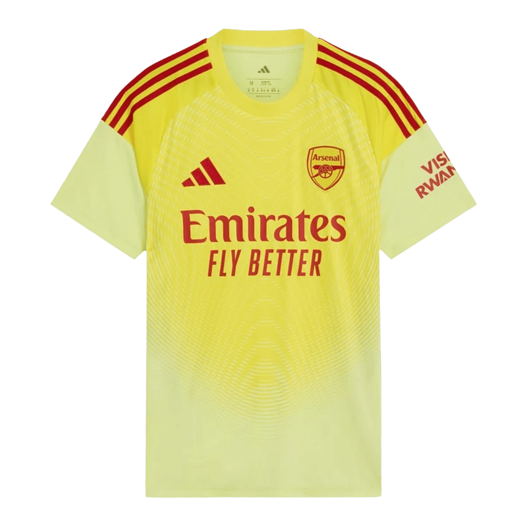 Arsenal Gardien Maillot 2025/26 Grande Taille