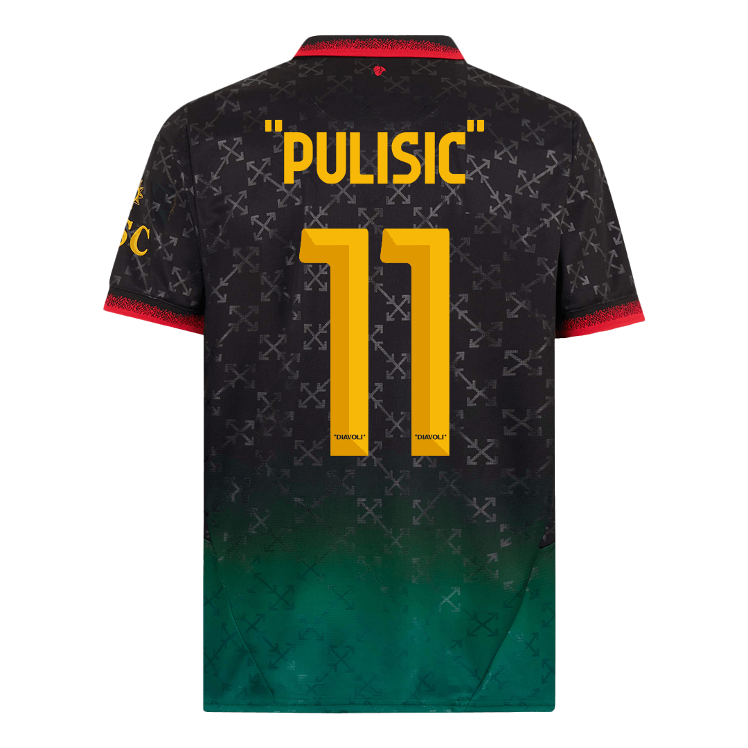 PULISIC' #11 Milan AC Fourth Maillot 2024/25