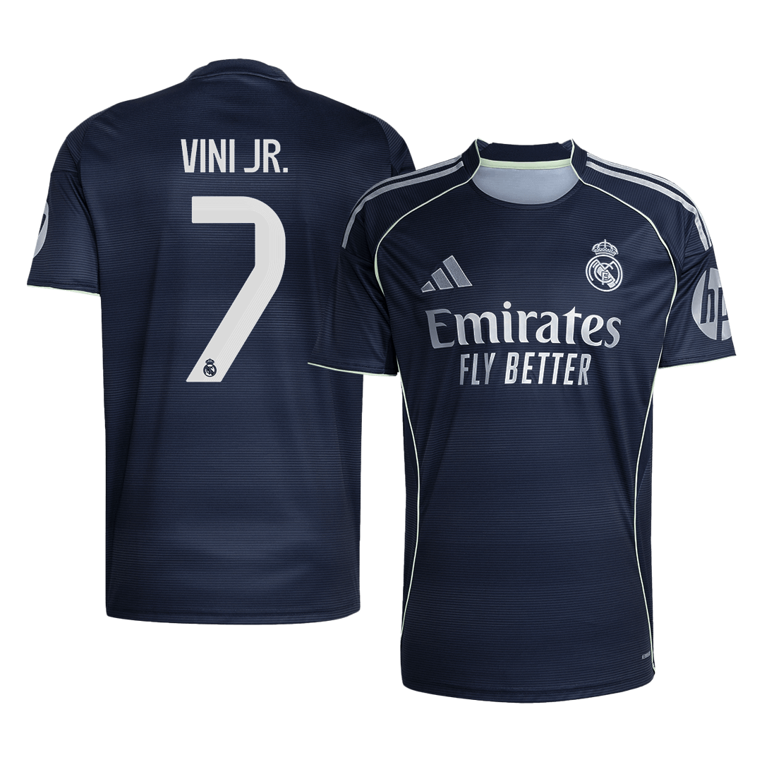 VINI JR. #7 Real Madrid Extérieur Maillot 2025/26