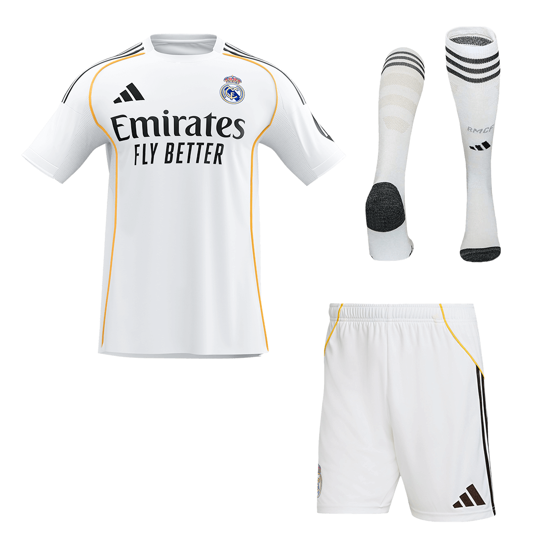 Real Madrid Domicile Maillot Kit 2025/26 Blanc - Super