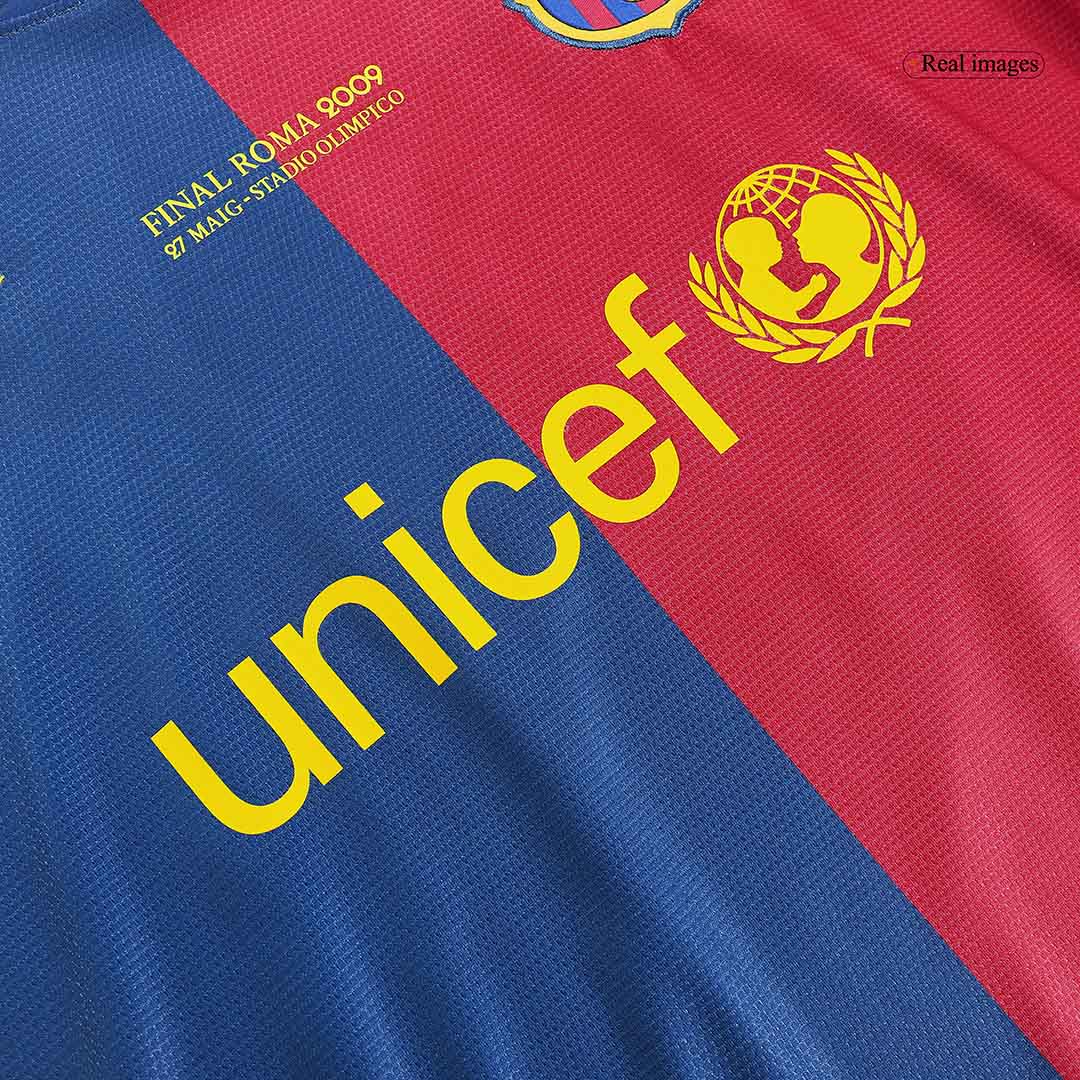 Retro MESSI #30 Barcelone Domicile Maillot 2008/09 - UCL