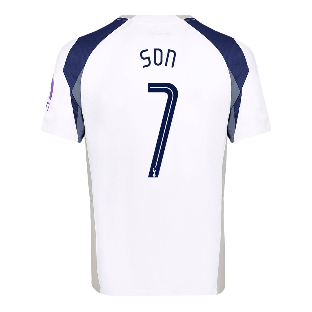 SON #7 Tottenham Hotspur Domicile Maillot 2025/26 - UCL Grande Taille