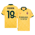 FOFANA #19 AC Milan Third Maillot 2025/26 Jaune