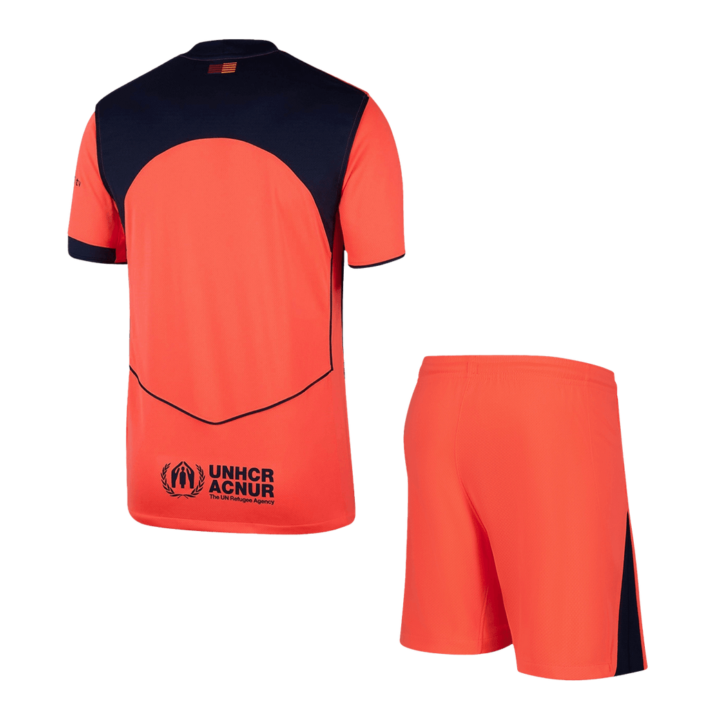 Barcelone Third Maillot Kit 2025/26 Orange