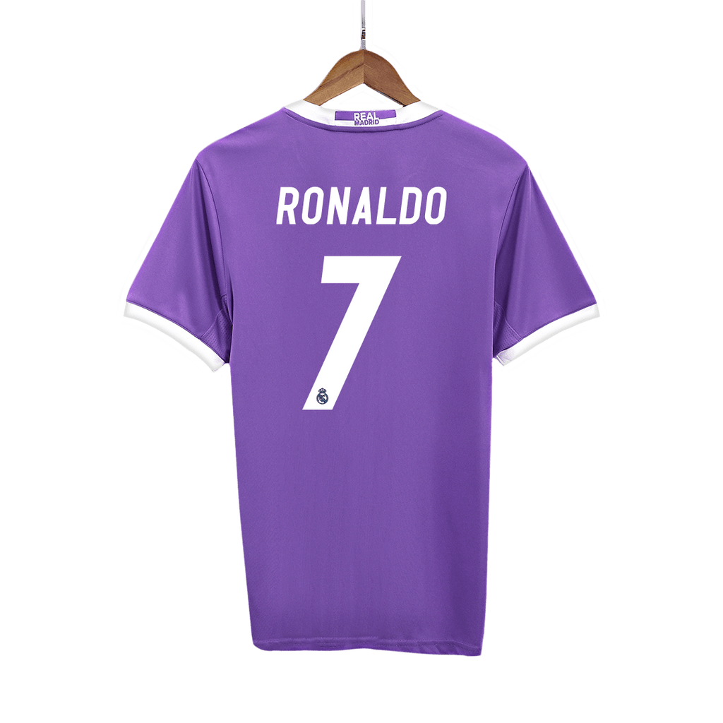RONALDO #7 Retro Real Madrid Extérieur Maillot 2016/17