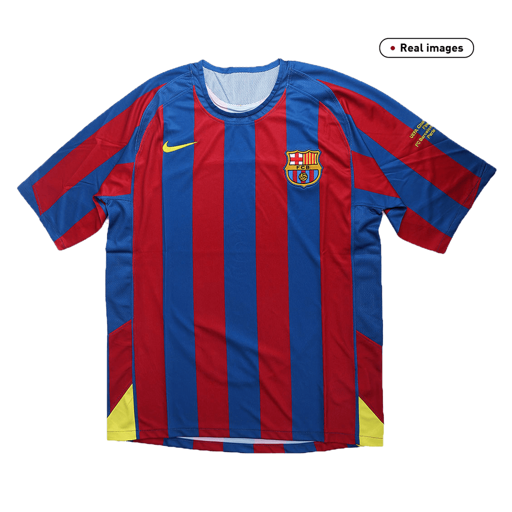Retro Barcelone Domicile Maillot 2005/06 - UCL