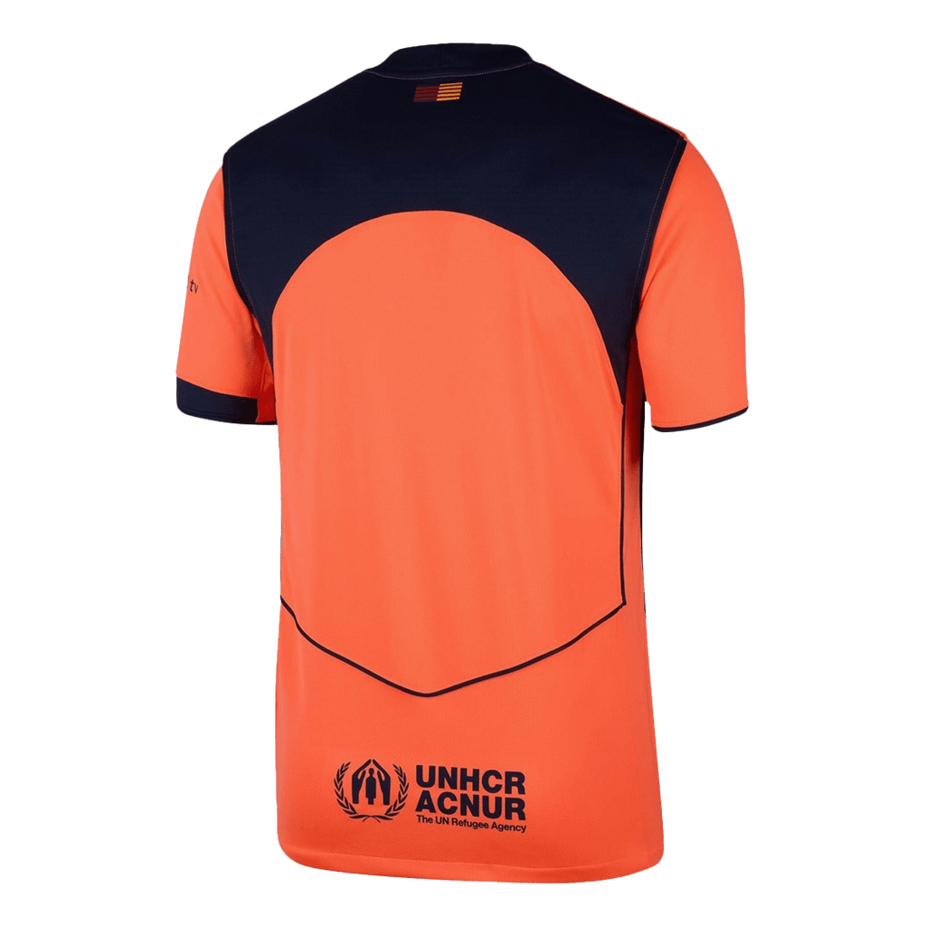 Barcelone Third Maillot 2025/26 Orange Grande Taille