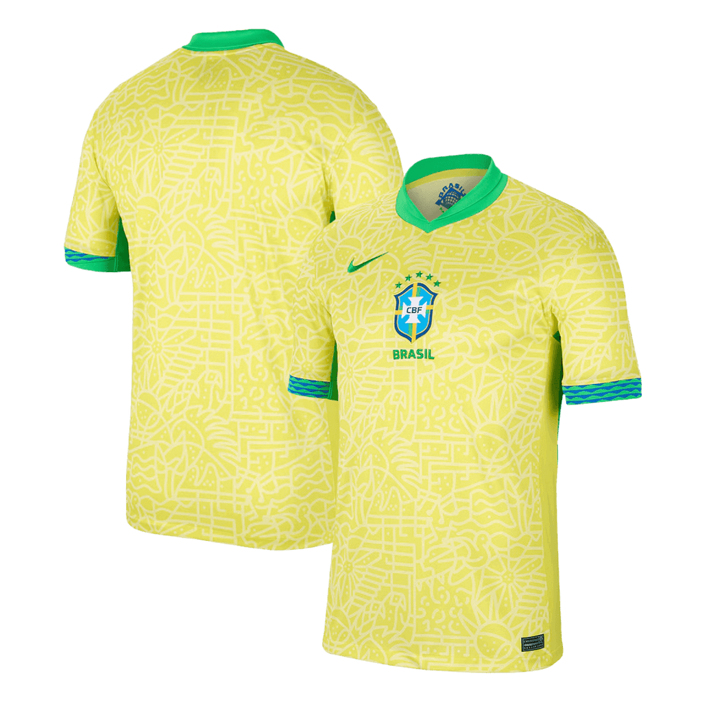 Brésil Domicile Maillot 2024 - Super Grande Taille