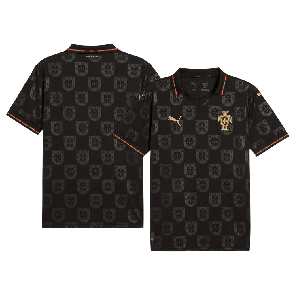 Portugal Maillot Kit - Coupe du Monde 2026 Noir