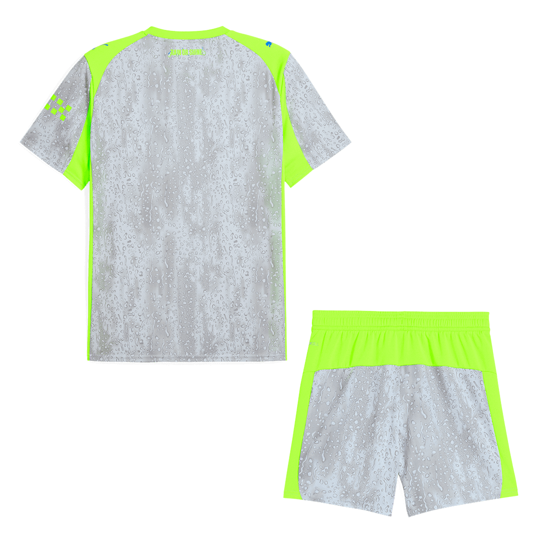 Manchester City Third Maillot Kit 2025/26 Gris