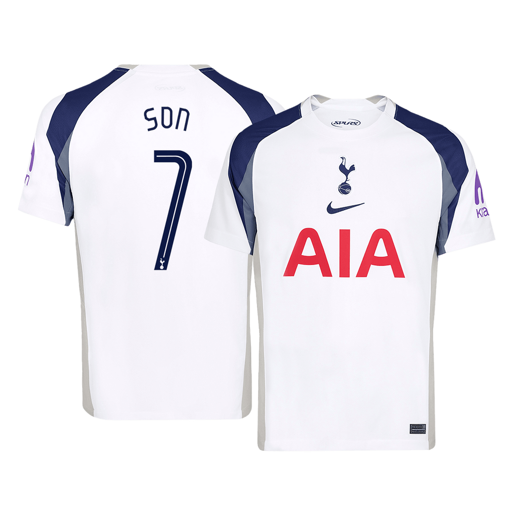SON #7 Tottenham Hotspur Domicile Maillot 2025/26 - UCL Grande Taille