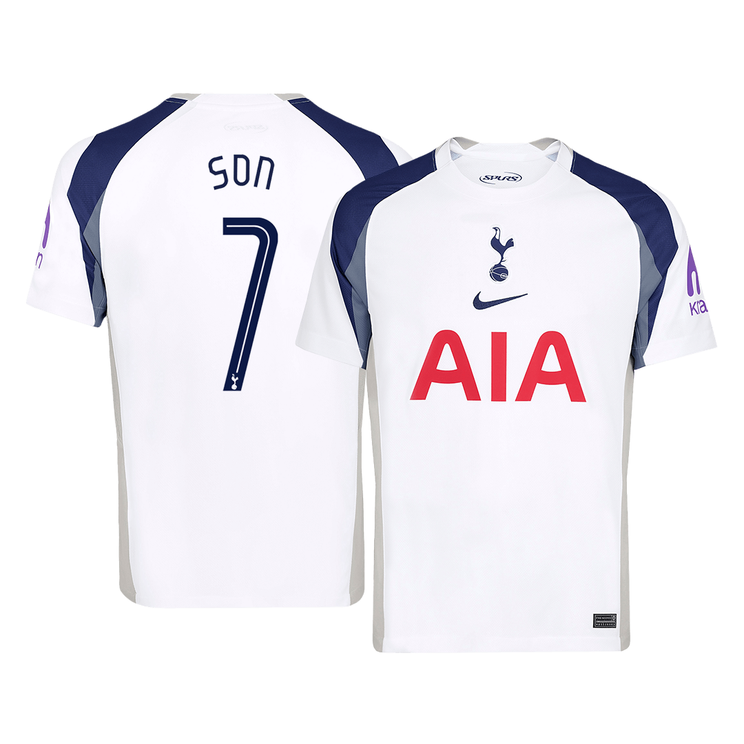 SON #7 Tottenham Hotspur Domicile Maillot 2025/26 - UCL Grande Taille
