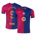 LEWANDOWSKI #9 Barcelone Domicile Maillot 2024/25 Authentique - Spotify Logo Without Text