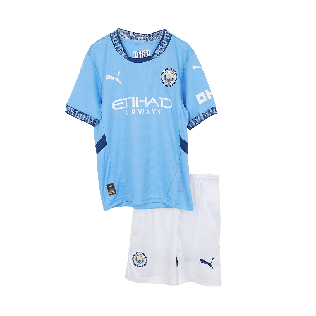 Manchester City Domicile Maillot Kit 2024/25 Junior