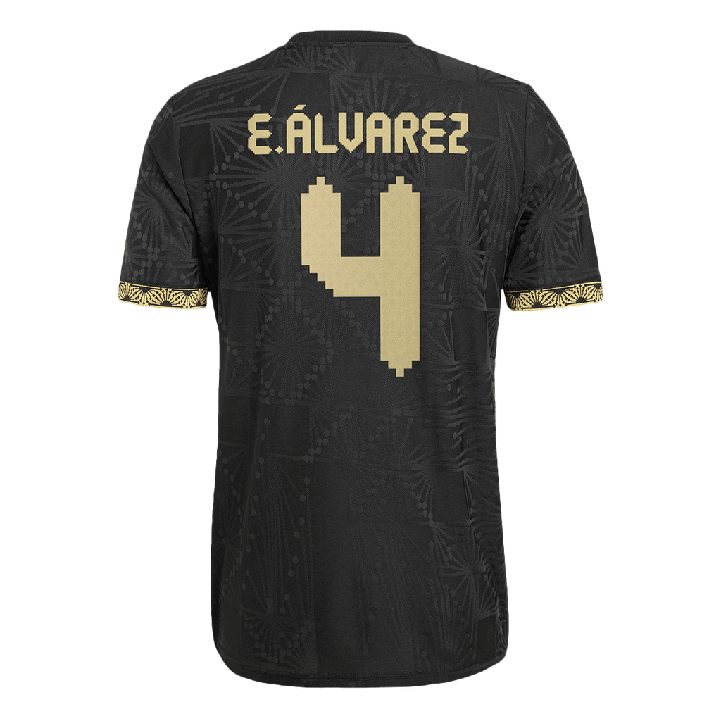 E.ÁLVAREZ #4 Mexique Third Maillot 2025 Authentique - Gold Cup