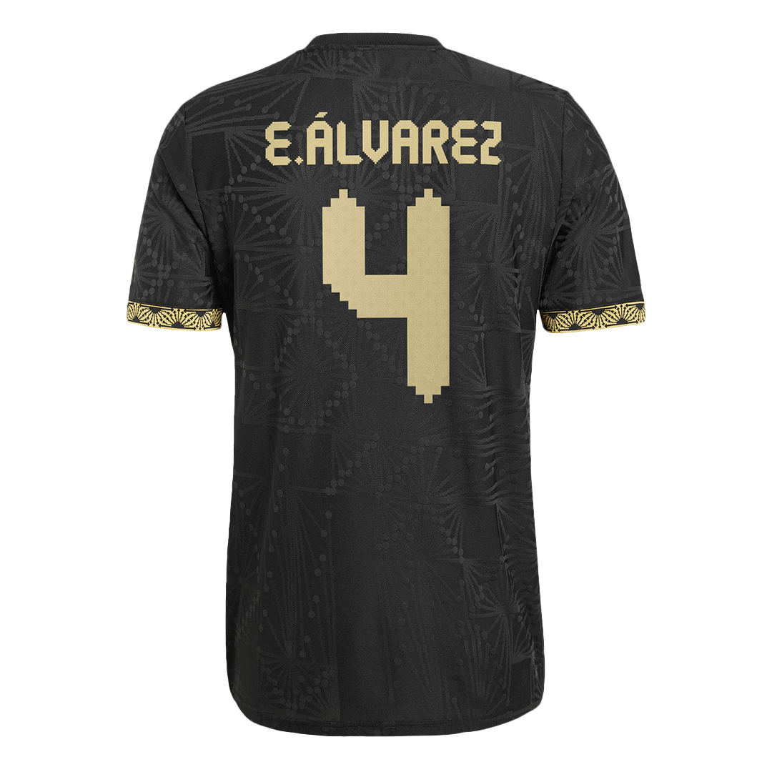 E.ÁLVAREZ #4 Mexique Third Maillot 2025 Authentique - Gold Cup